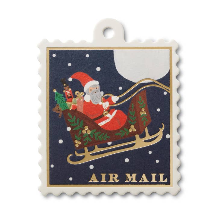 Santa Stamp Tags
