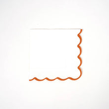Load image into Gallery viewer, Scallop Autumn Cocktail Napkins
