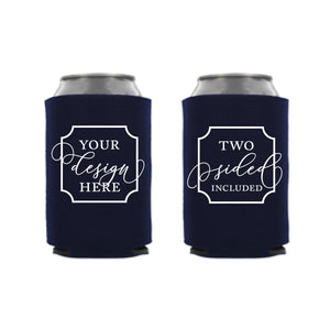 Your Own Design Slim Neoprene Can Cooler