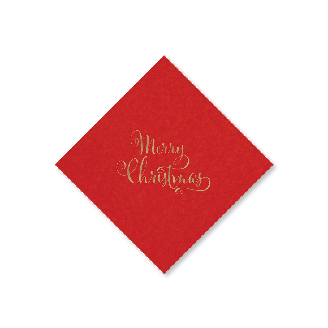 Curly Christmas Luxe Napkins