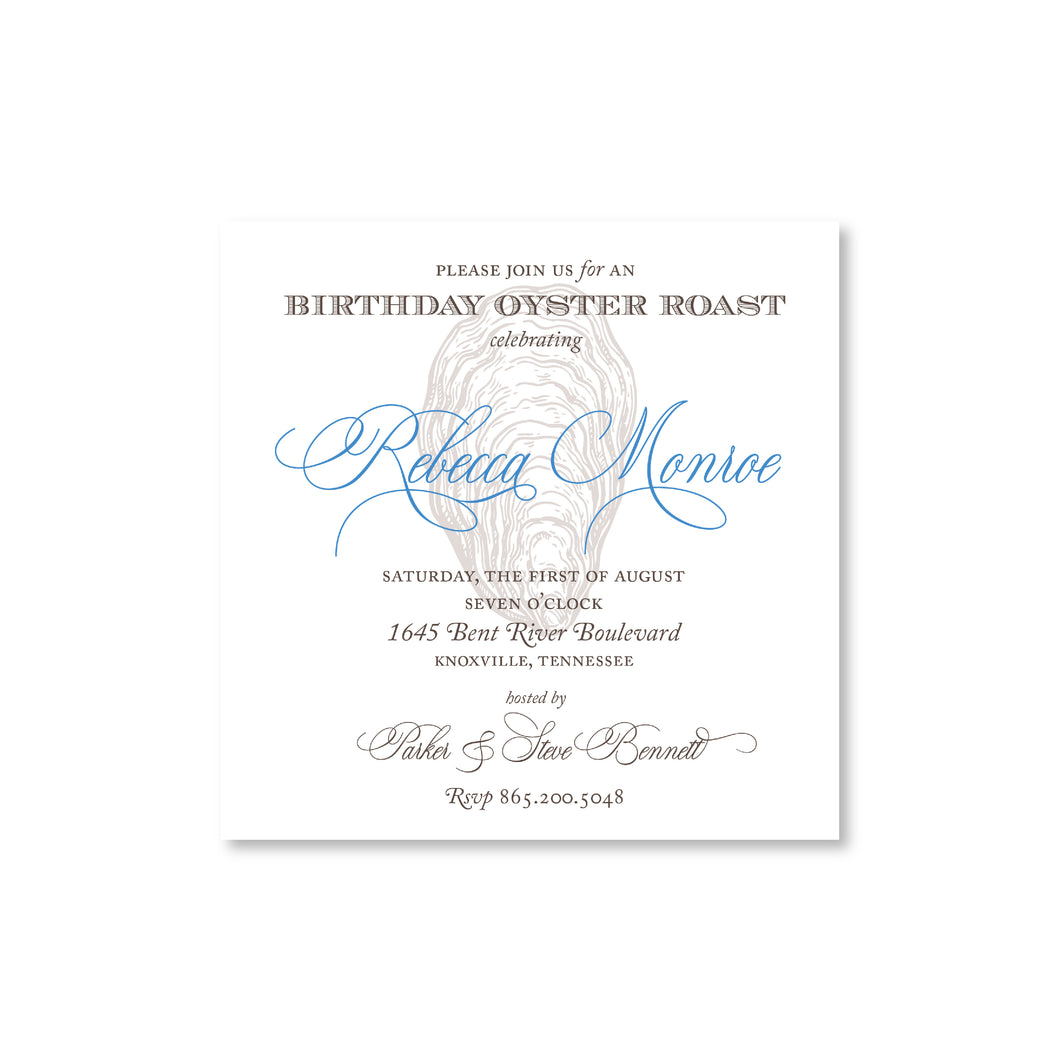 Oyster Invitations