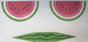 Watermelon Wedge Clutch Purse Canvas