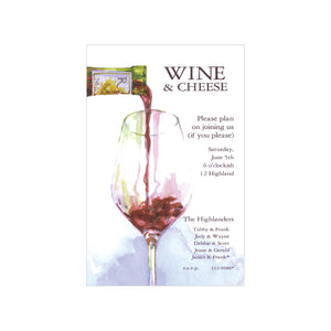 Rioja Wine Glass Invitation