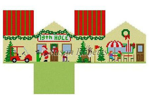 19th Hole Golf Mini House Canvas