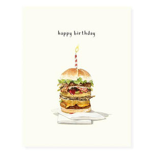 Birthday Burger Card