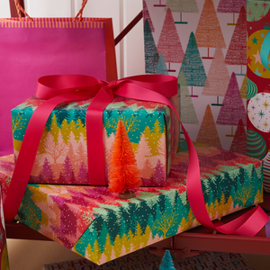 Colorful Timbers Gift Wrap