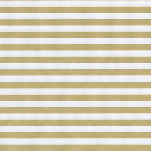 Club Stripe Silver/Gold Gift Wrap