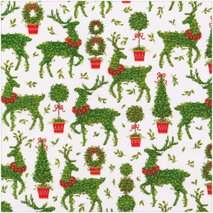 Animal Topiaries Gift Wrap