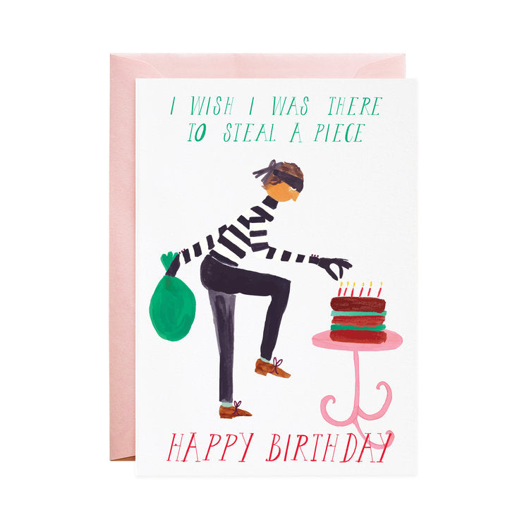 Cake Thief Birthday Card