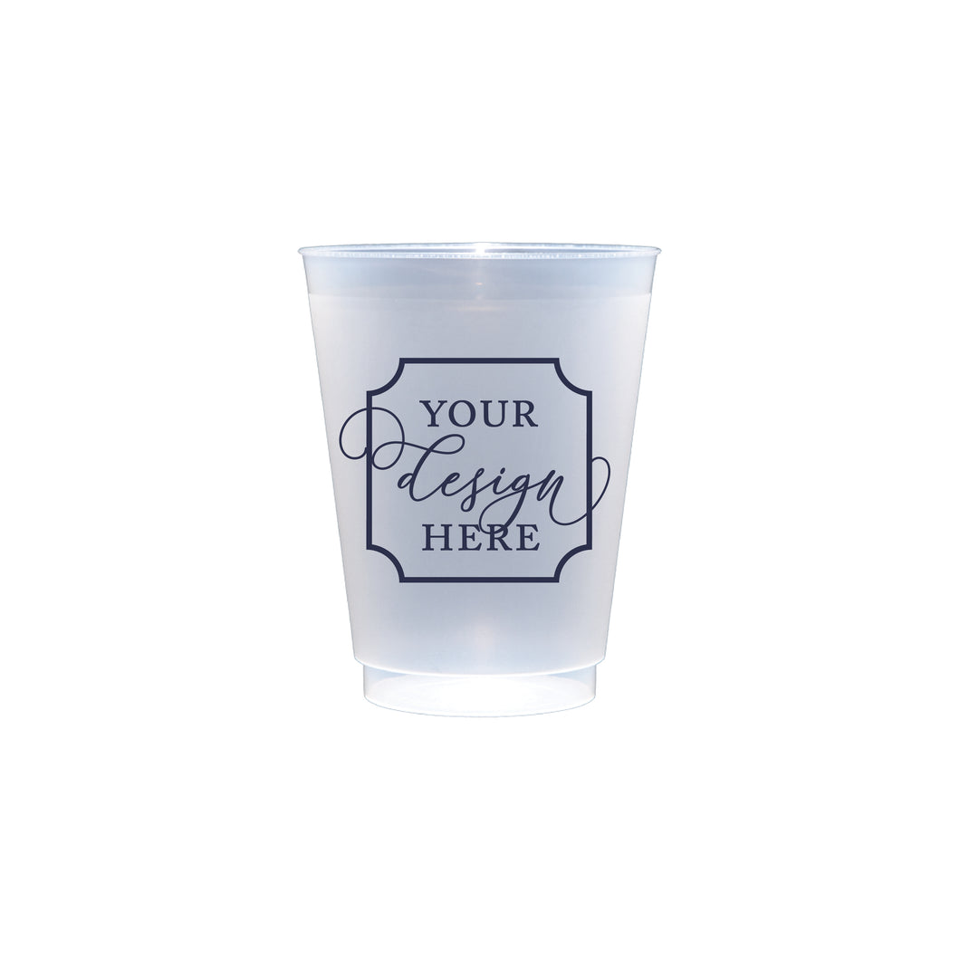 Your Own Design Full Color Frosted Cups