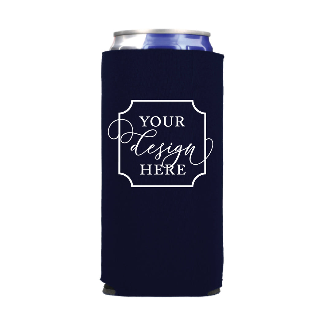 Your Own Design Slim Can Cooler