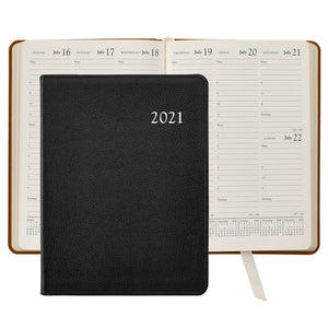 2021 Leather Desk Agenda / Planner