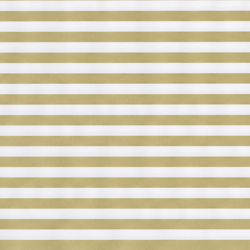 Club Stripe Silver/Gold Gift Wrap