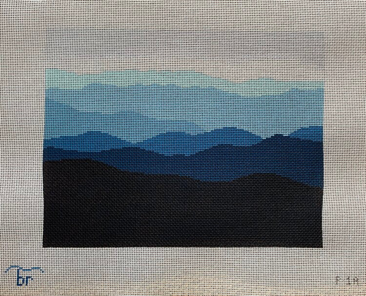 Blue Ridge Mountain Range Canvas