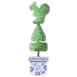 Squirrel Topiary Canvas