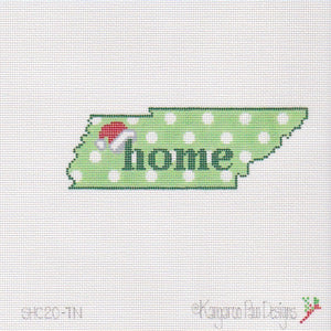 Santa's Home State Canvas