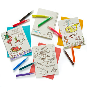 Coloring Cards Kit