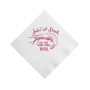 Shrimp Boil Napkins