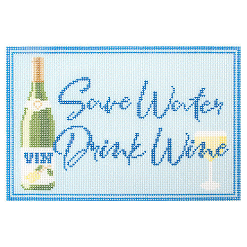 Save Water Drink Wine Canvas