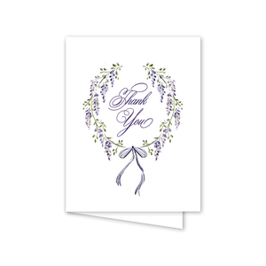 Wisteria Thank You Card