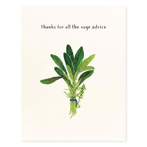 Bouquet Garni Sage Advice Card