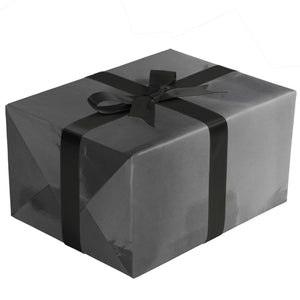 Silver Charcoal Gift Wrap