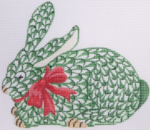 Fishnet Mini Crouching Bunny