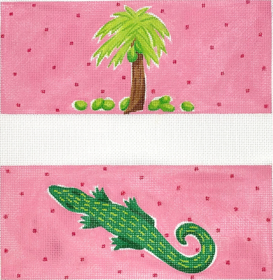 Lilly Gators & Palms Dice Cup Canvases