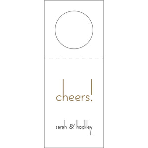 Bottle Tags - Cheers W377