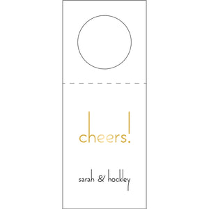 Bottle Tags - Cheers W377