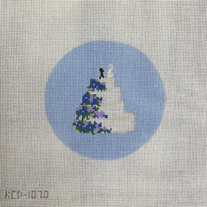 Wedding Cake Round Canvas