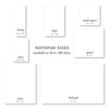 Load image into Gallery viewer, Antique Monogram Notepads

