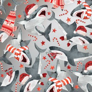 Christmas Shark Gift Wrap