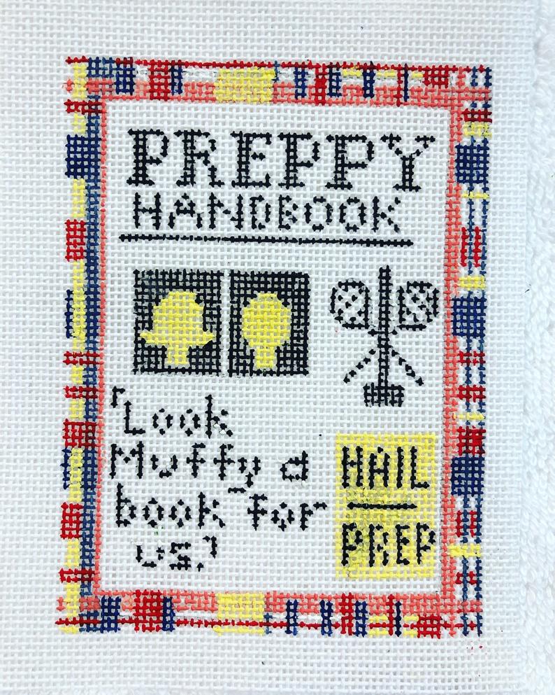 Preppy Handbook Canvas